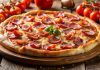Pizza z mozzarellą di bufala i pomidorkami cherry